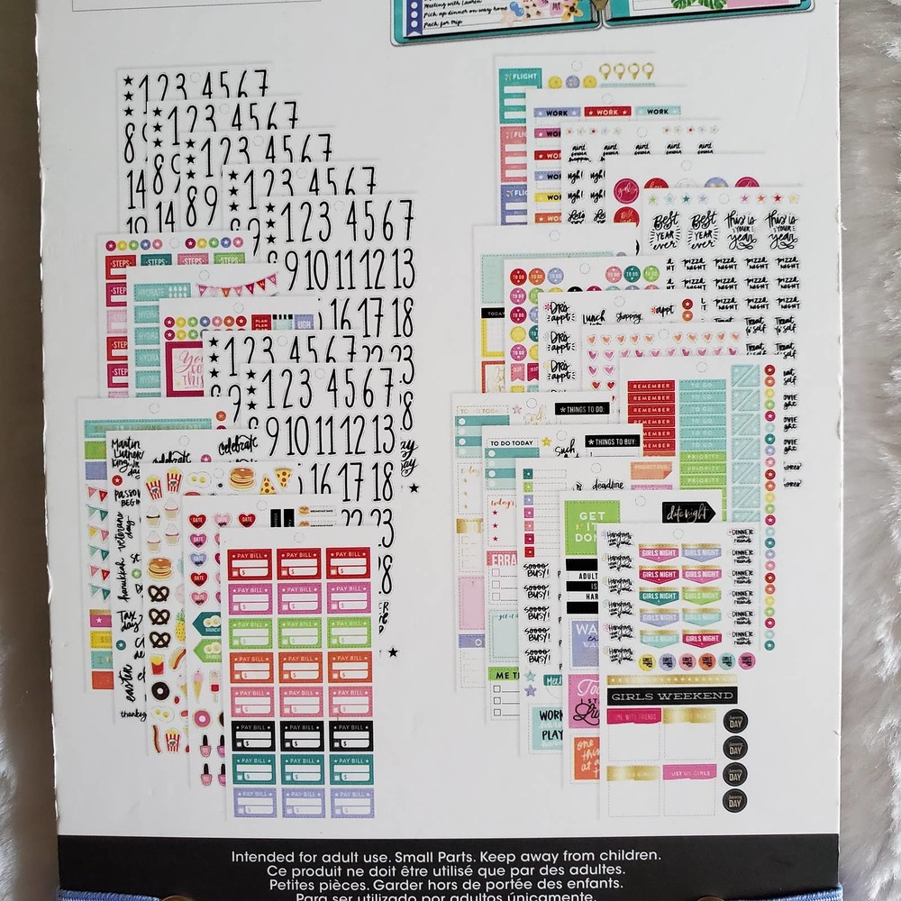 The Happy Planner Value Pack Stickers Planner Basic Mini - Picture 3 of 3